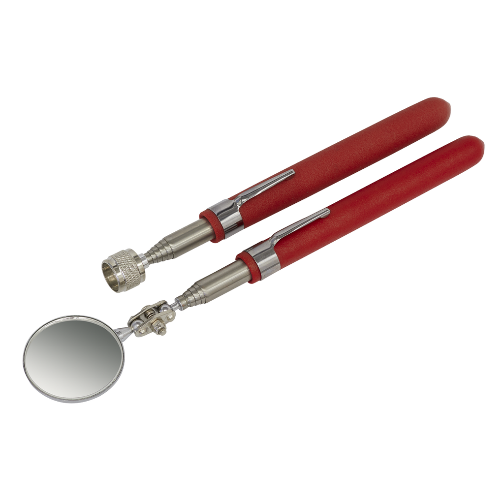 Telescopic Magnetic Pick-Up & Mirror Set 2pc AK6527