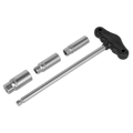 T-Bar & Rubber Insert Spark Plug Socket Set 3/8"Sq Drive 4pc AK6550