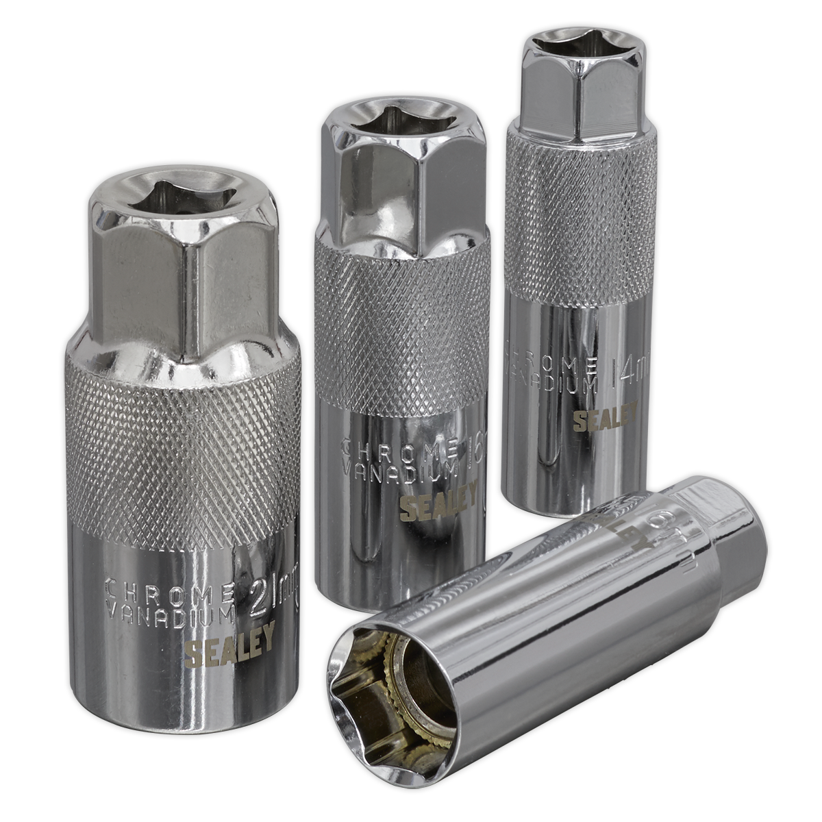 Magnetic Spark Plug Socket Set 3/8"Sq Drive 4pc AK65561