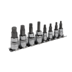 Imperial Lock-On™ Hex Socket Bit Set 1/4" & 3/8"Sq Drive 8pc AK65602