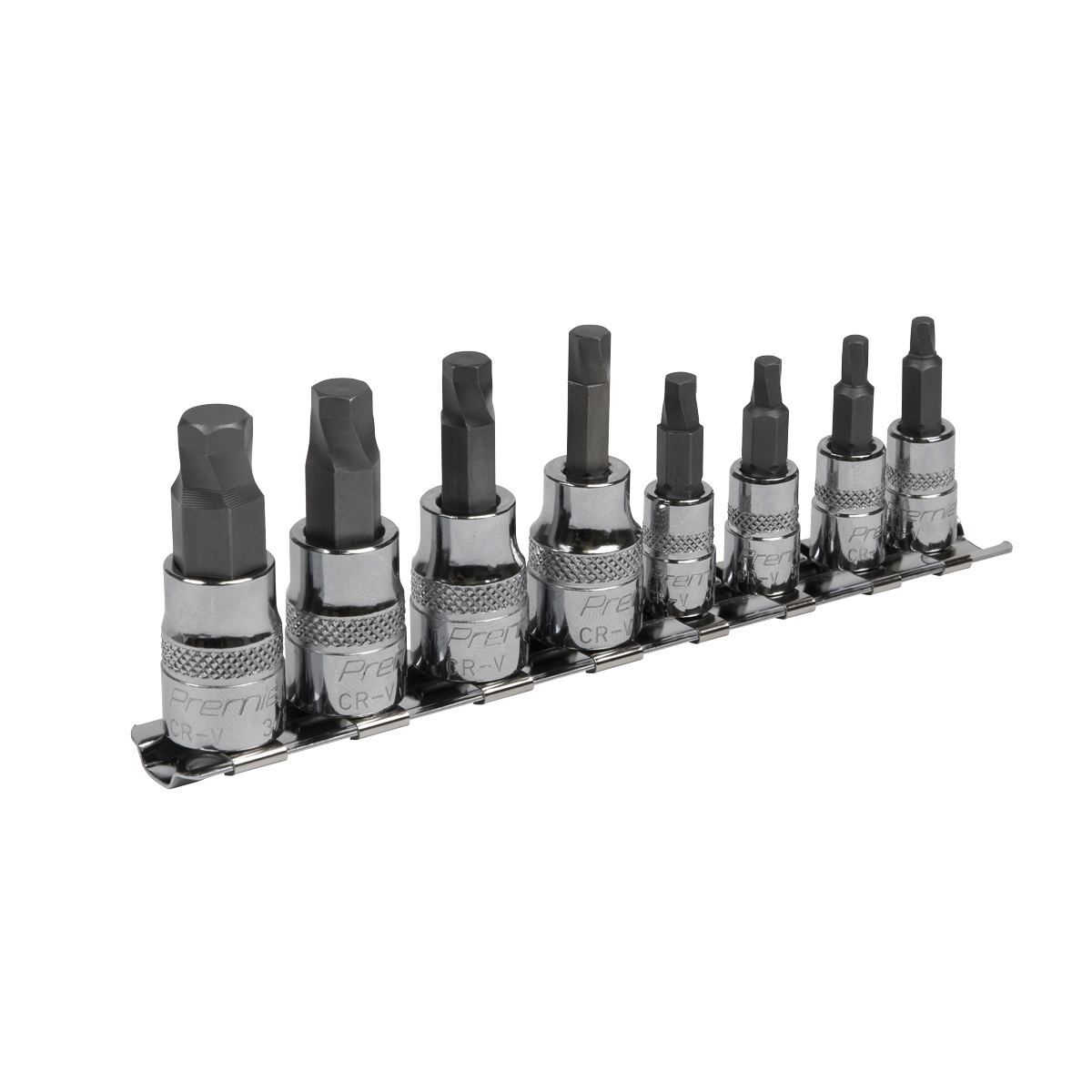 Imperial Lock-On™ Hex Socket Bit Set 1/4" & 3/8"Sq Drive 8pc AK65602