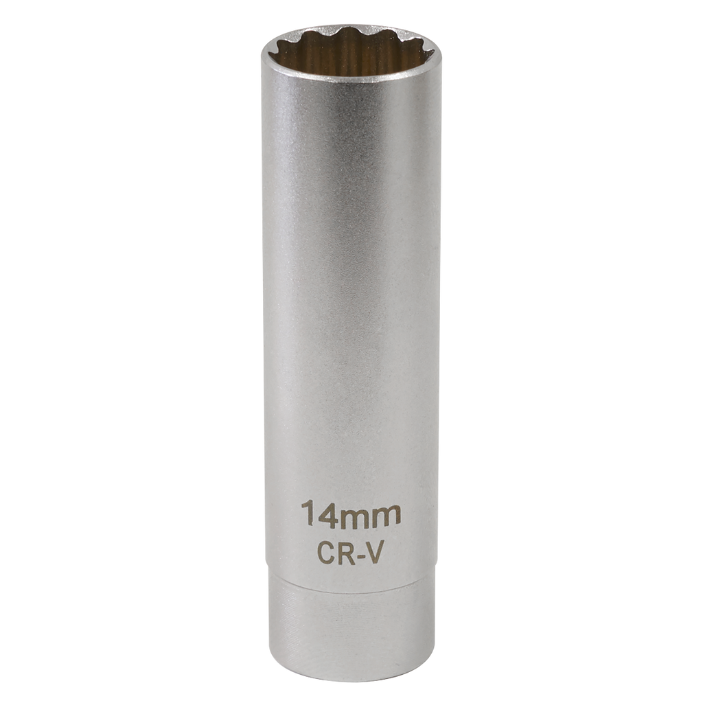 Spark Plug Socket with Magnetic Retainer 3/8"Sq Drive 12-Point 14mm AK6568