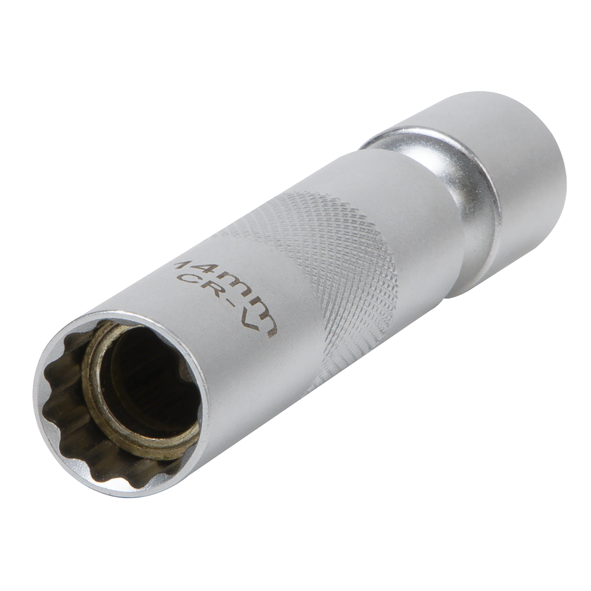 Spark Plug Socket with Universal Joint 3/8"Sq Drive 12-Point 14mm AK6569