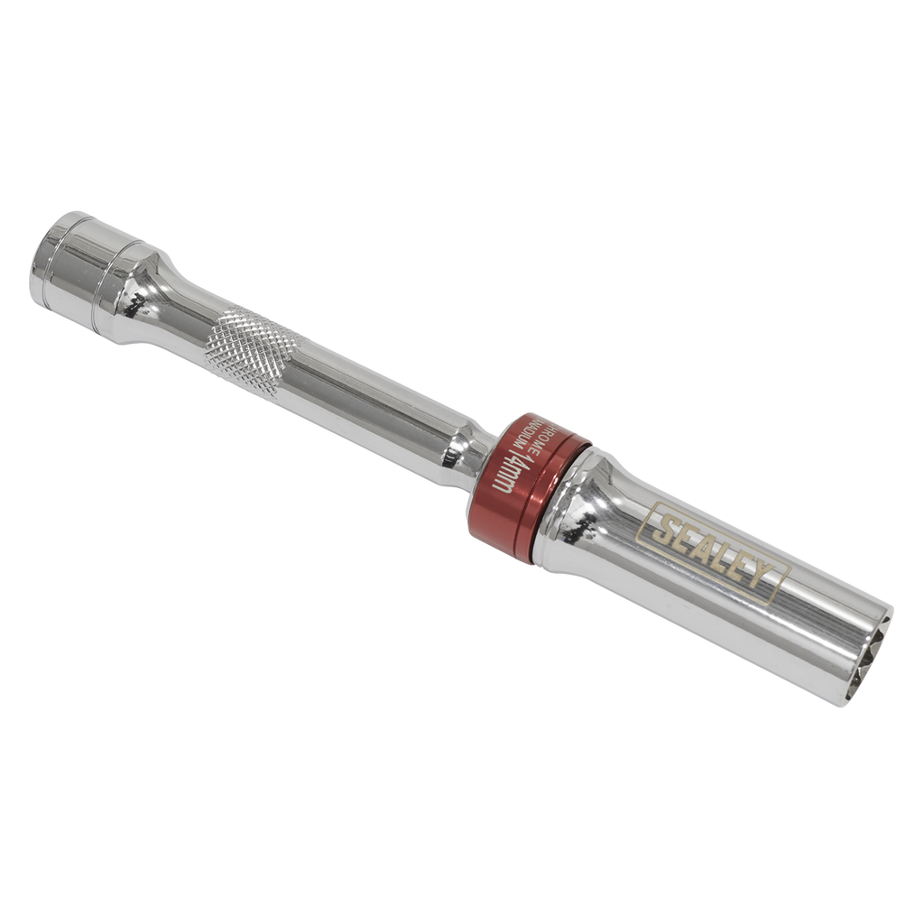 Spark Plug Socket with Universal Joint 3/8"Sq Drive 12-Point 150 x 14mm AK6570