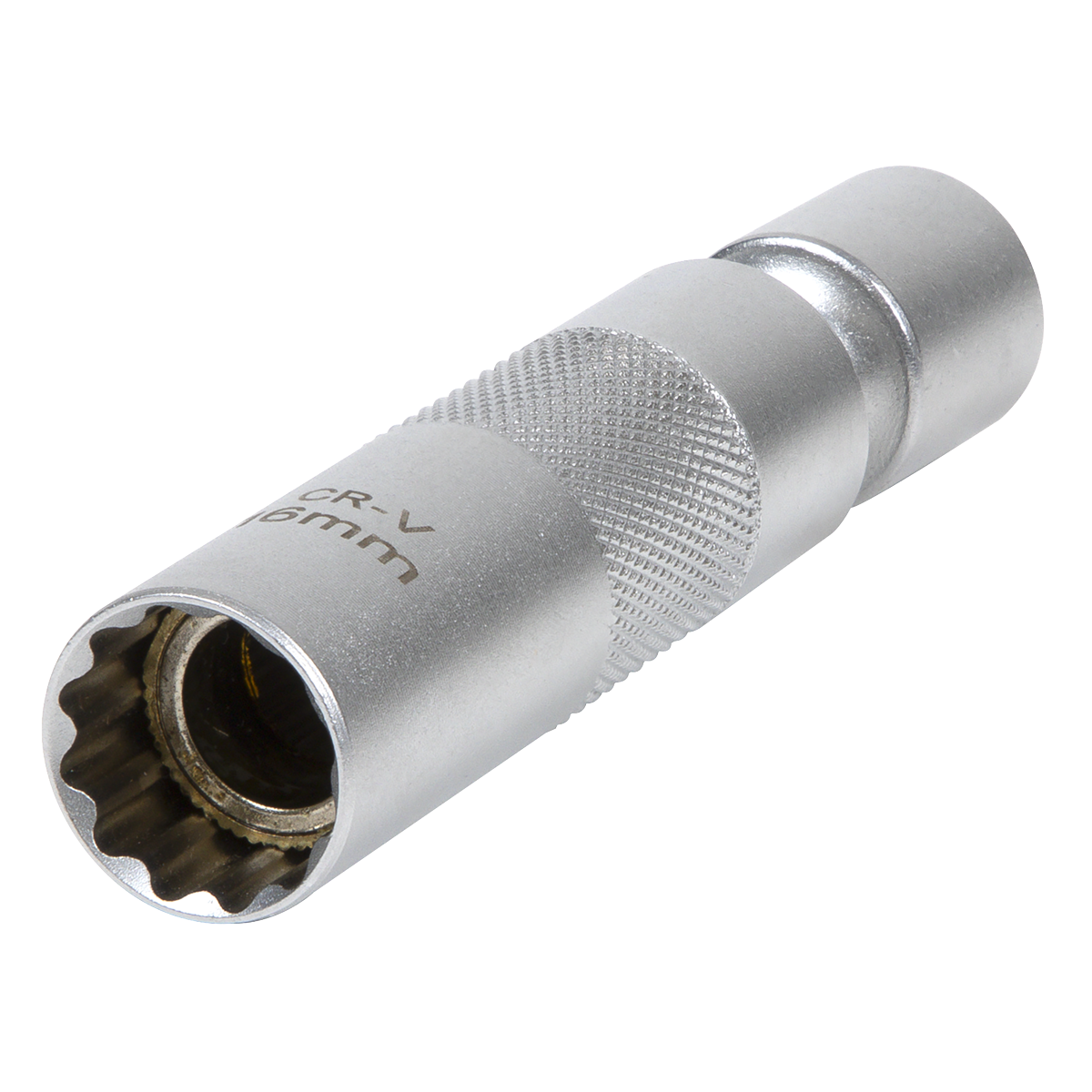 Spark Plug Socket with Universal Joint 3/8"Sq Drive 12-Point 16mm AK6571