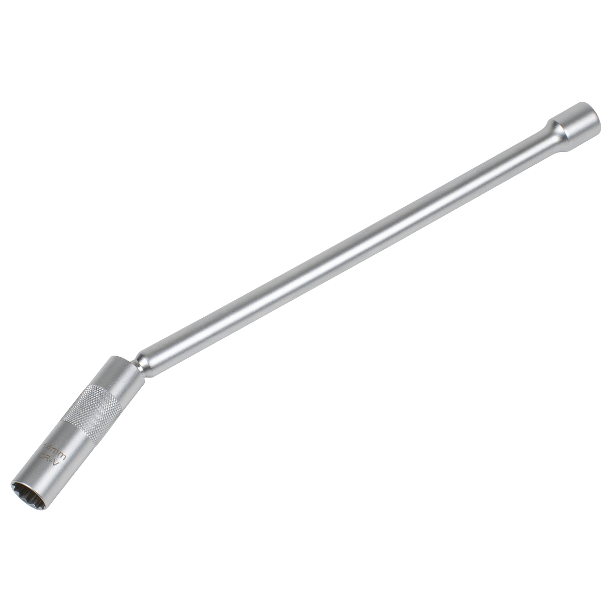 Spark Plug Socket with Universal Joint & Extension 3/8"Sq Drive 12-Point 14mm AK6575