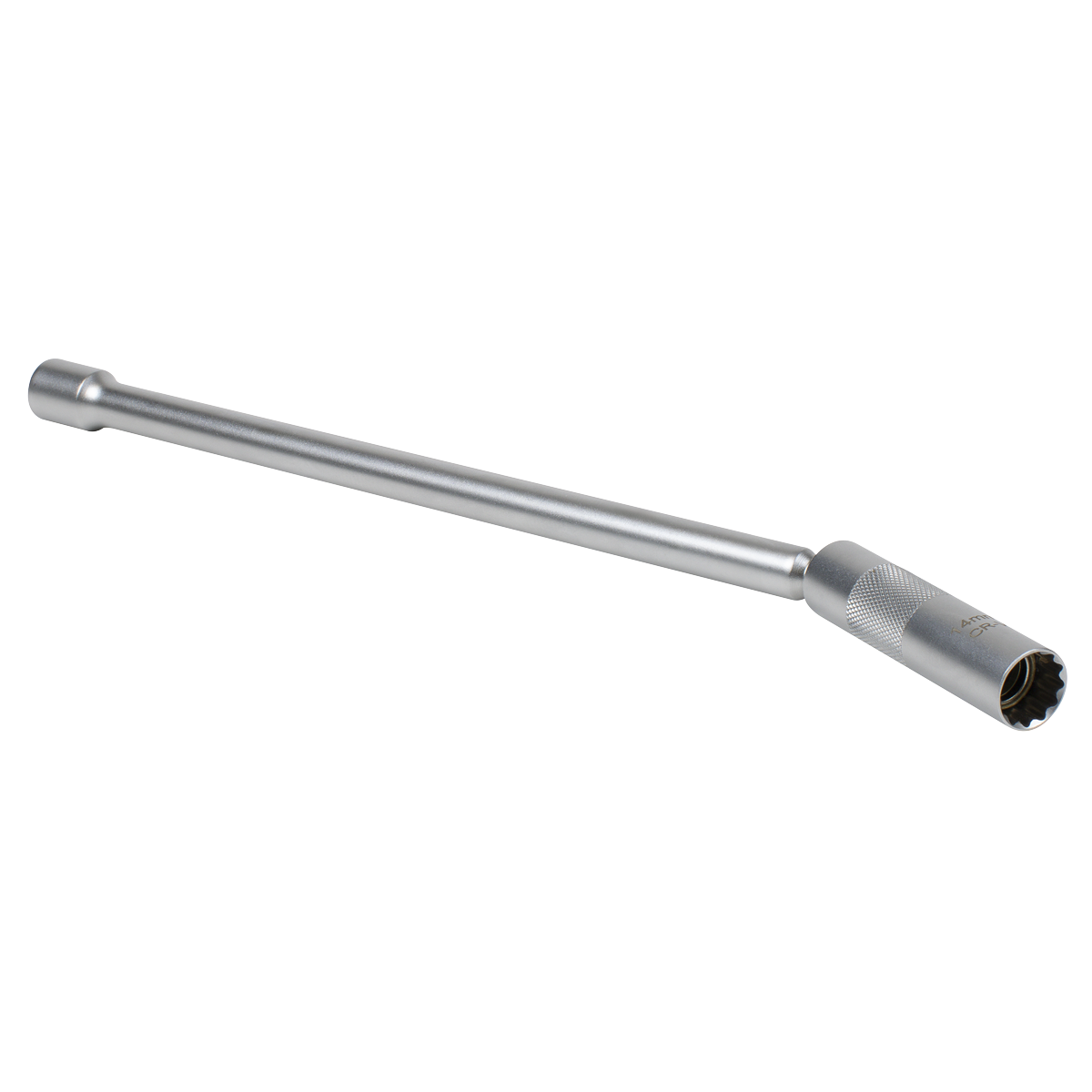 Spark Plug Socket with Universal Joint & Extension 3/8"Sq Drive 12-Point 14mm AK6575