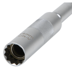 Spark Plug Socket with Universal Joint & Extension 3/8"Sq Drive 12-Point 14mm AK6575