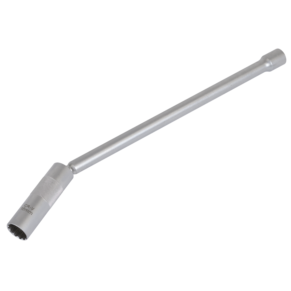 Spark Plug Socket with Universal Joint & Extension 3/8"Sq Drive 12-Point 16mm AK6576