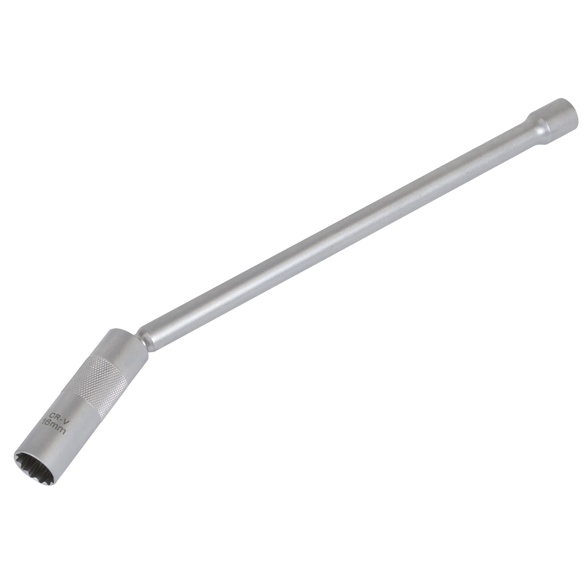 Spark Plug Socket with Universal Joint & Extension 3/8"Sq Drive 12-Point 16mm AK6576
