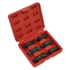 Double End Oil Drain Plug Key Set 6pc AK658