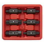 Double End Oil Drain Plug Key Set 6pc AK658