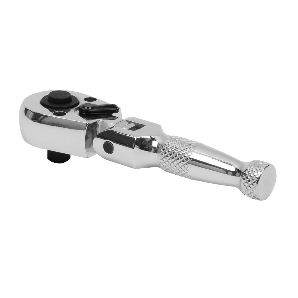 Stubby Flexi-Head Ratchet Wrench 1/4"Sq Drive AK660SF