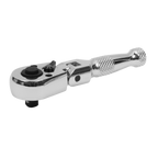 Stubby Flexi-Head Ratchet Wrench 1/4"Sq Drive AK660SF