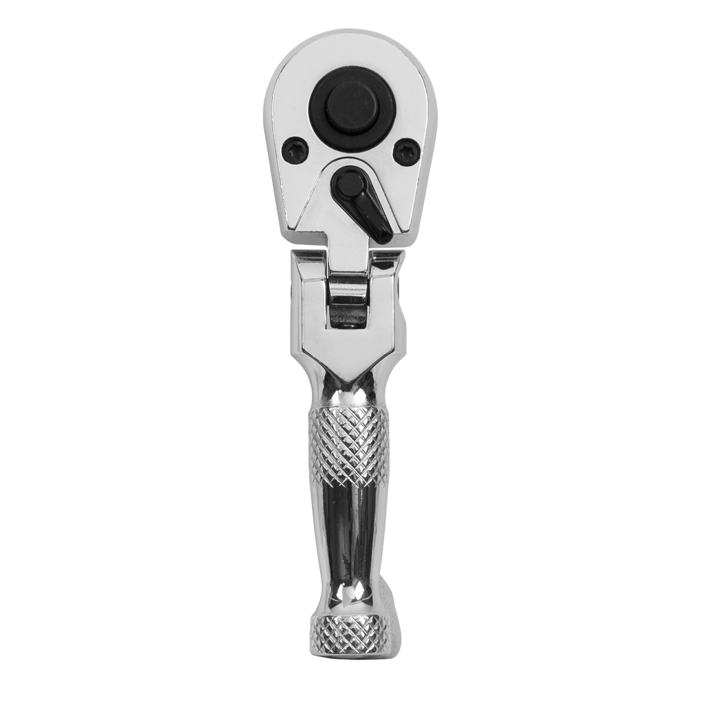 Stubby Flexi-Head Ratchet Wrench 1/4"Sq Drive AK660SF