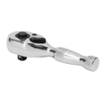 Stubby Pear-Head Ratchet Wrench with Flip Reverse 1/4"Sq Drive AK660S