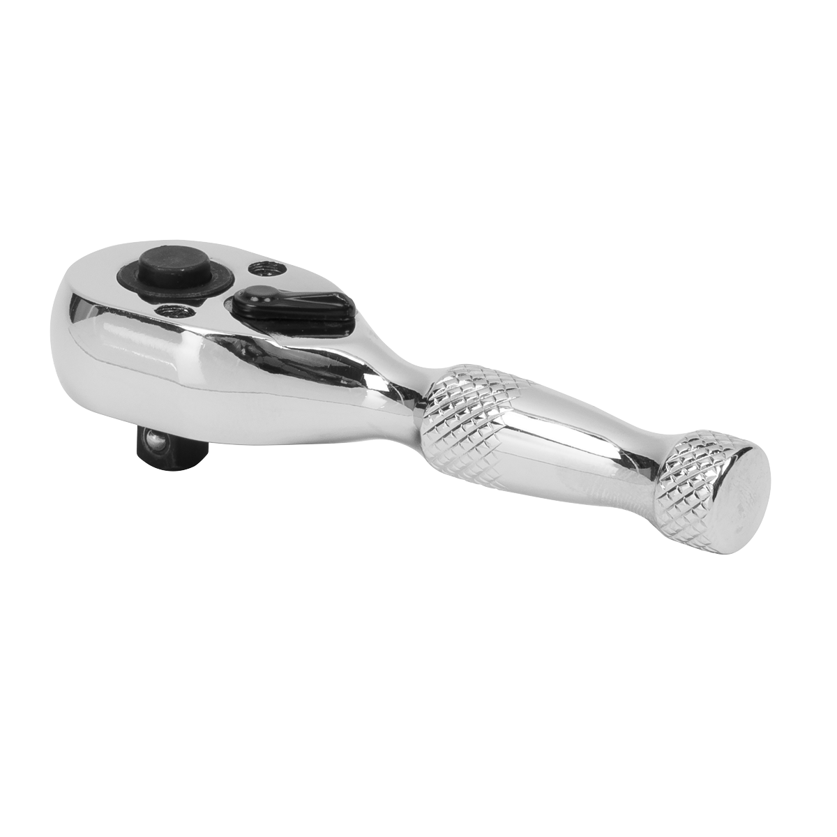Stubby Pear-Head Ratchet Wrench with Flip Reverse 1/4"Sq Drive AK660S