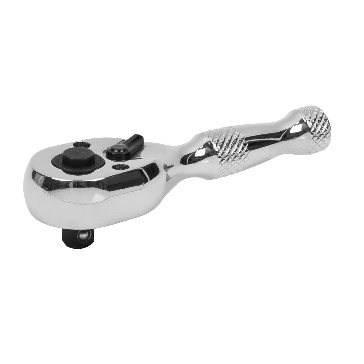 Stubby Pear-Head Ratchet Wrench with Flip Reverse 1/4"Sq Drive AK660S