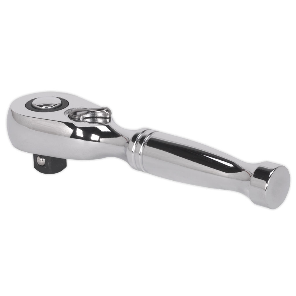 Stubby Pear-Head Ratchet Wrench with Flip Reverse 3/8"Sq Drive AK661S