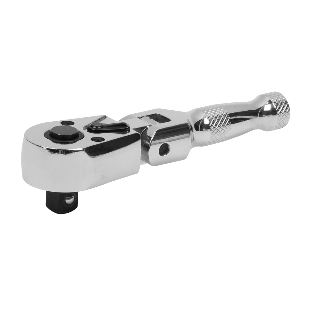 Stubby Flexi-Head Ratchet Wrench 3/8"Sq Drive AK661SF