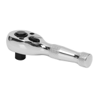 Stubby Pear-Head Ratchet Wrench with Flip Reverse 3/8"Sq Drive AK661S