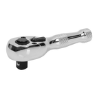 Stubby Pear-Head Ratchet Wrench with Flip Reverse 3/8"Sq Drive AK661S