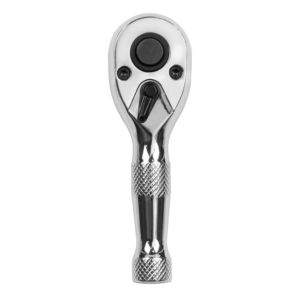 Stubby Pear-Head Ratchet Wrench with Flip Reverse 3/8"Sq Drive AK661S