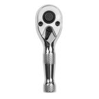 Stubby Pear-Head Ratchet Wrench with Flip Reverse 3/8"Sq Drive AK661S