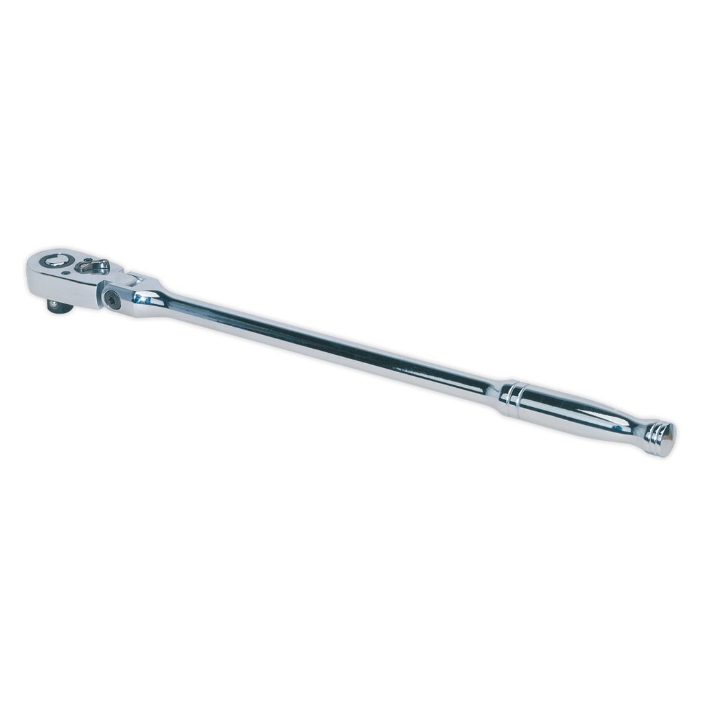 Pear-Head Ratchet Wrench with Flexi-Head & Flip Reverse 1/2"Sq Drive 445mm AK662F