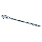 Pear-Head Ratchet Wrench with Flexi-Head & Flip Reverse 1/2"Sq Drive 445mm AK662F