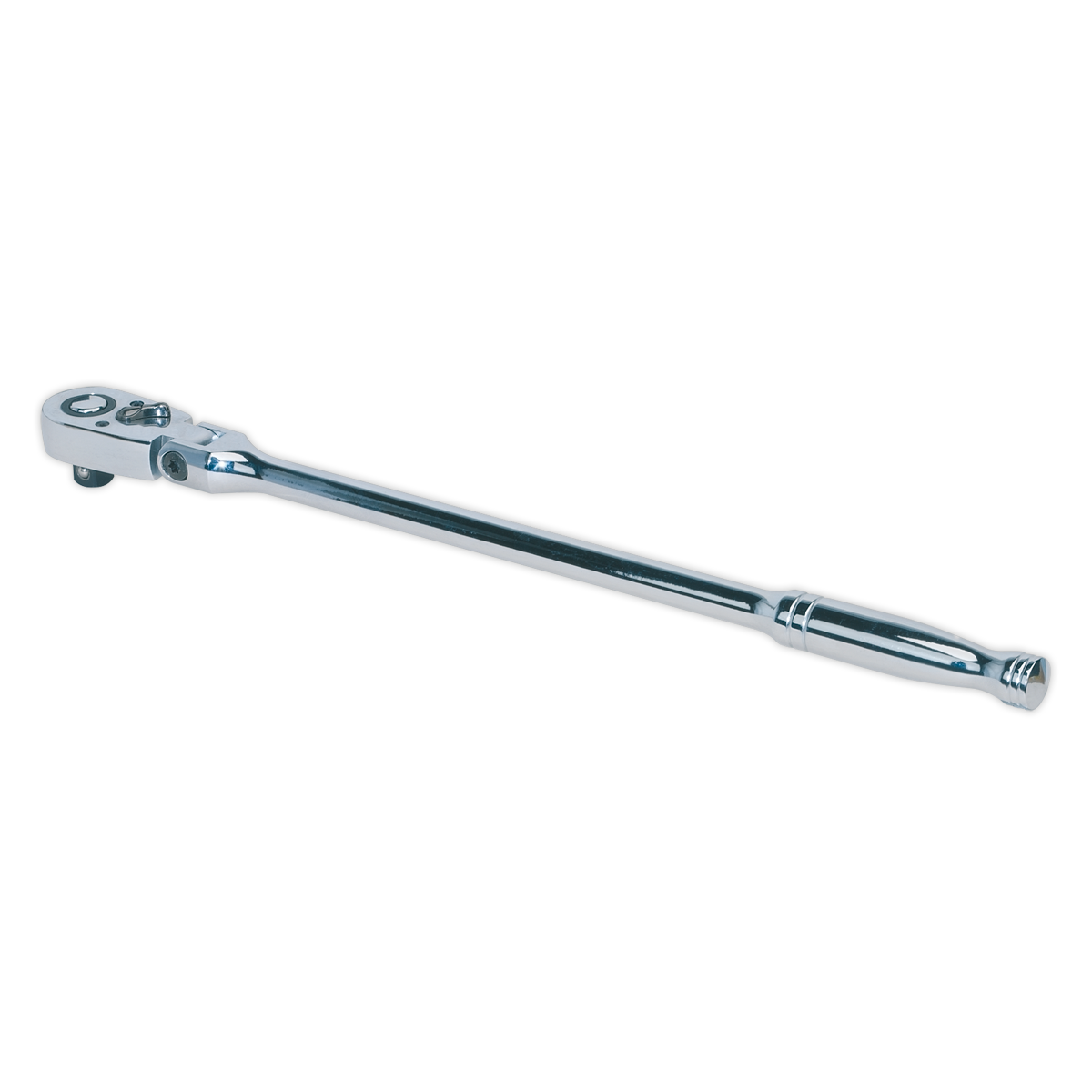 Pear-Head Ratchet Wrench with Flexi-Head & Flip Reverse 1/2"Sq Drive 445mm AK662F