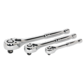Pear-Head Ratchet Wrench Set with Flip Reverse 3pc AK6672