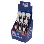 Pear-Head Ratchet Wrenches with Flip Reverse 1/4", 3/8" & 1/2"Sq Drive - Display Box of 9 AK6672DB