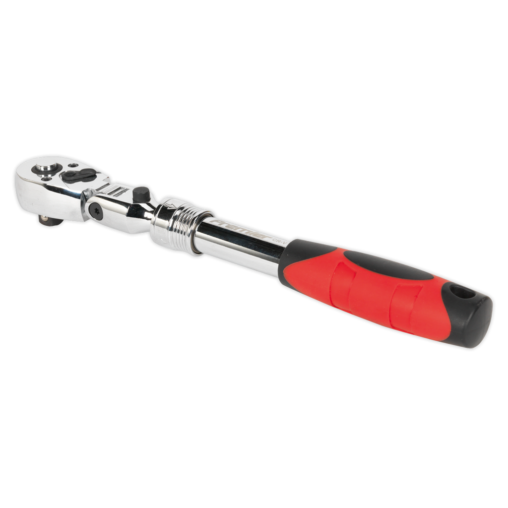 Locking Flexi-Head Extendable Ratchet Wrench 3/8"Sq Drive AK6681