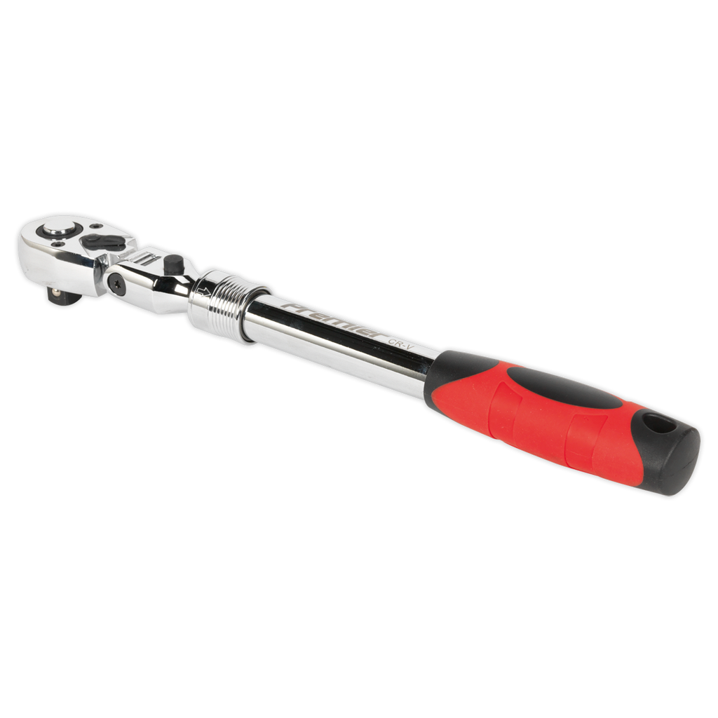 Locking Flexi-Head Extendable Ratchet Wrench 1/2"Sq Drive AK6682