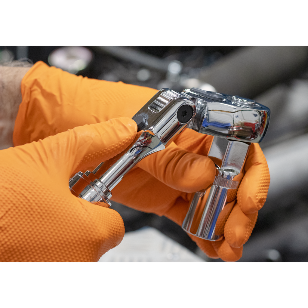 Locking Flexi-Head Extendable Ratchet Wrench 1/2"Sq Drive AK6682