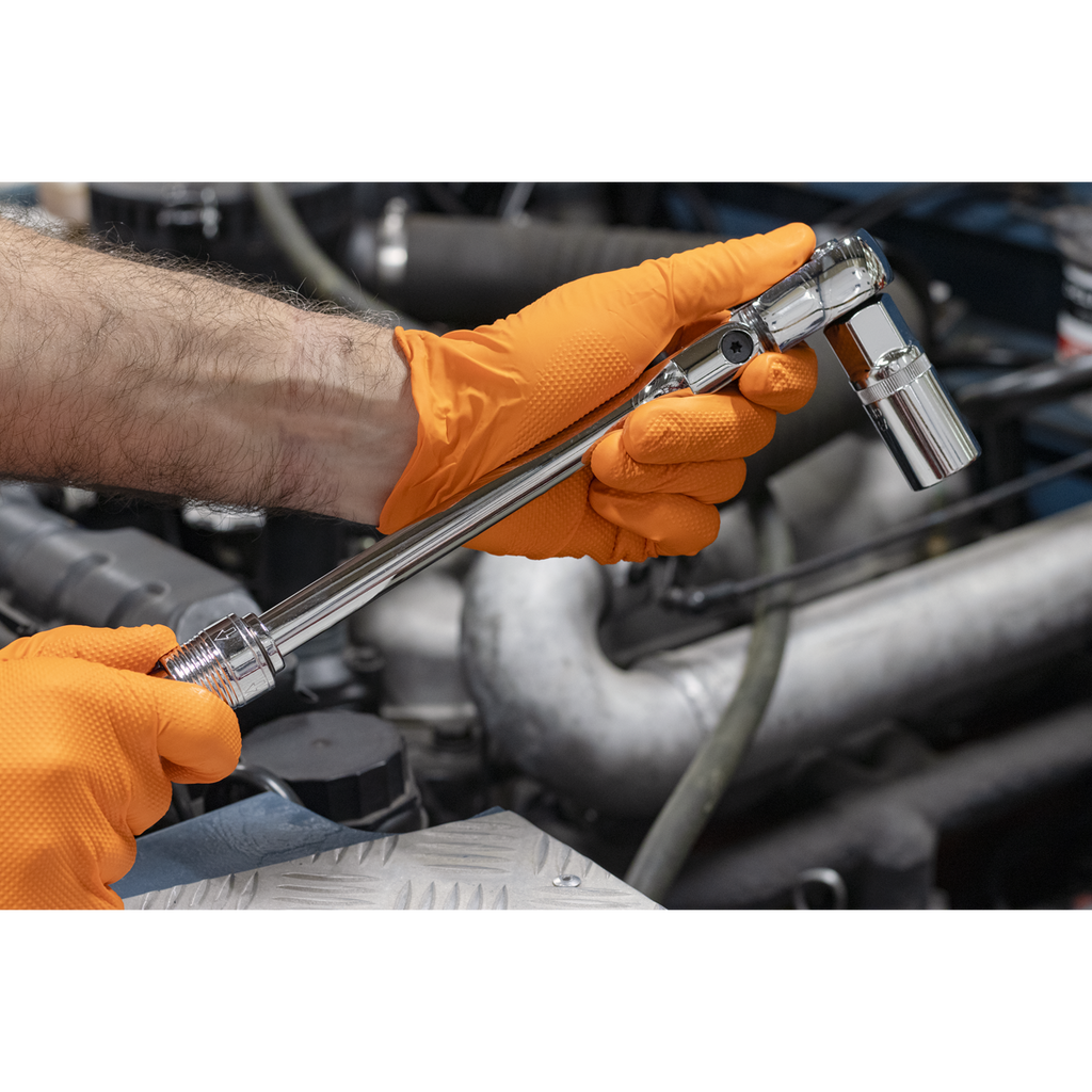 Locking Flexi-Head Extendable Ratchet Wrench 1/2"Sq Drive AK6682