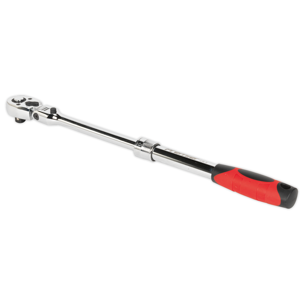 Locking Flexi-Head Extendable Ratchet Wrench 1/2"Sq Drive AK6682
