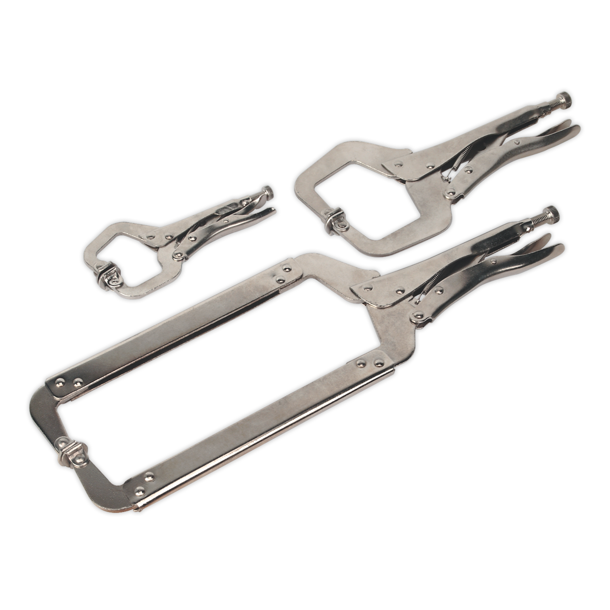 Locking C-Clamp Set 3pc AK66