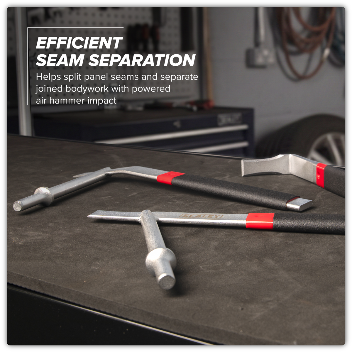 Air Hammer Panel Seam Splitter Set 3pc AK679