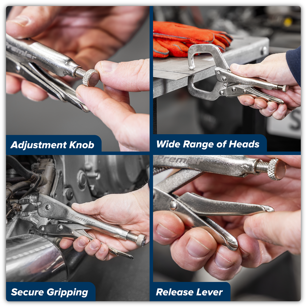 Locking Pliers Set with Foam Tray 10pc AK6802