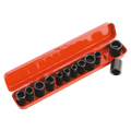 Metric/Imperial Impact Socket Set 3/8"Sq Drive 12pc AK682