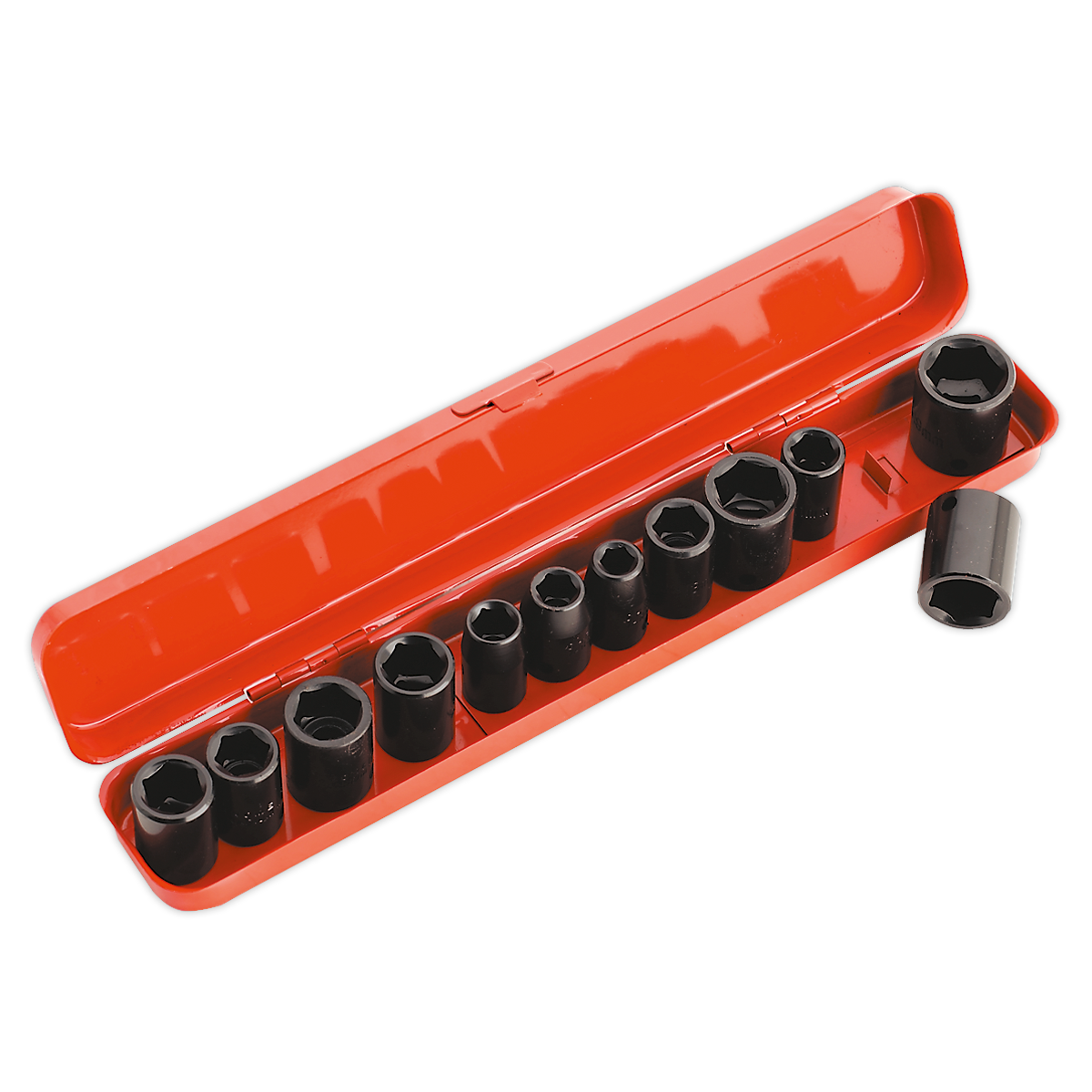 Metric/Imperial Impact Socket Set 3/8"Sq Drive 12pc AK682