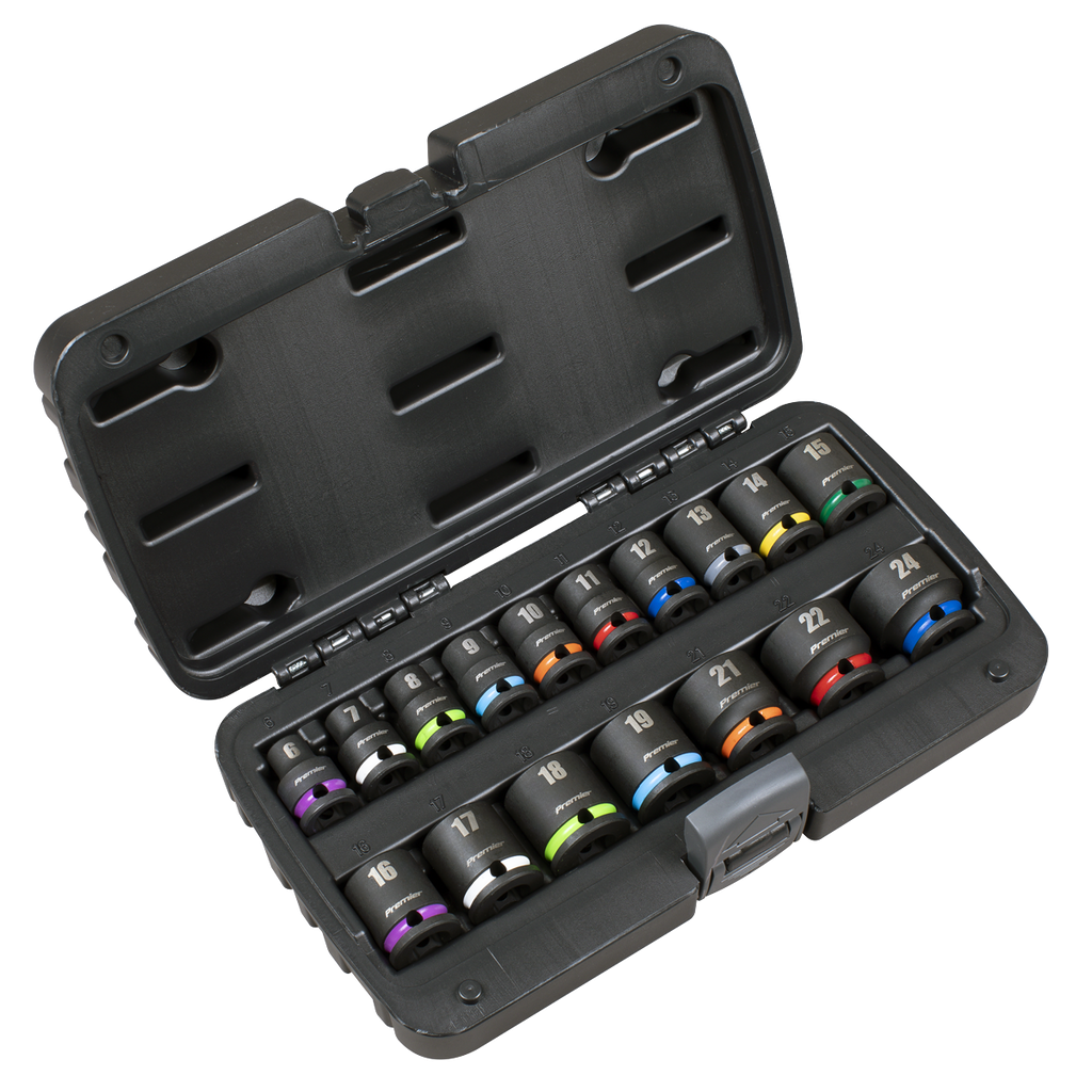 Impact Socket Set 3/8"Sq Drive 17pc AK68218