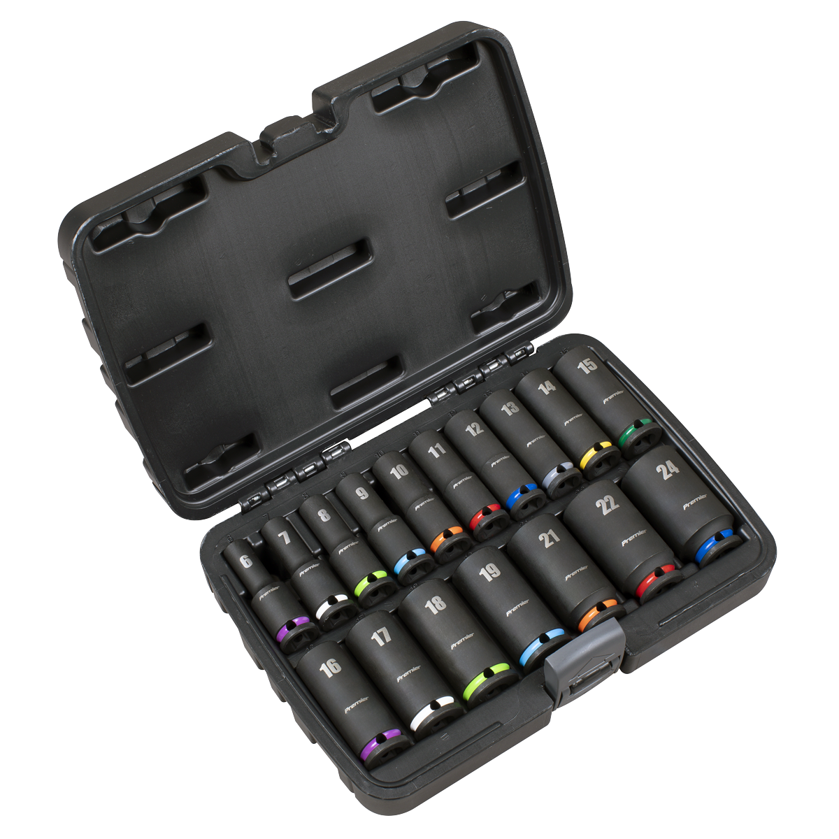 Deep Impact Socket Set 3/8"Sq Drive 17pc AK68219