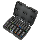 Deep Impact Socket Set 3/8"Sq Drive 17pc AK68219