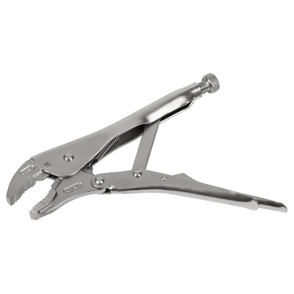Locking Pliers Curved Jaws 225mm 0-47mm Capacity AK6821