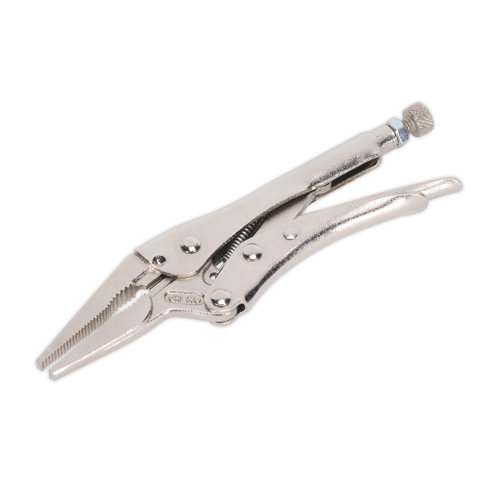 Long Nose Locking Pliers 170mm 0-50mm Capacity AK6824