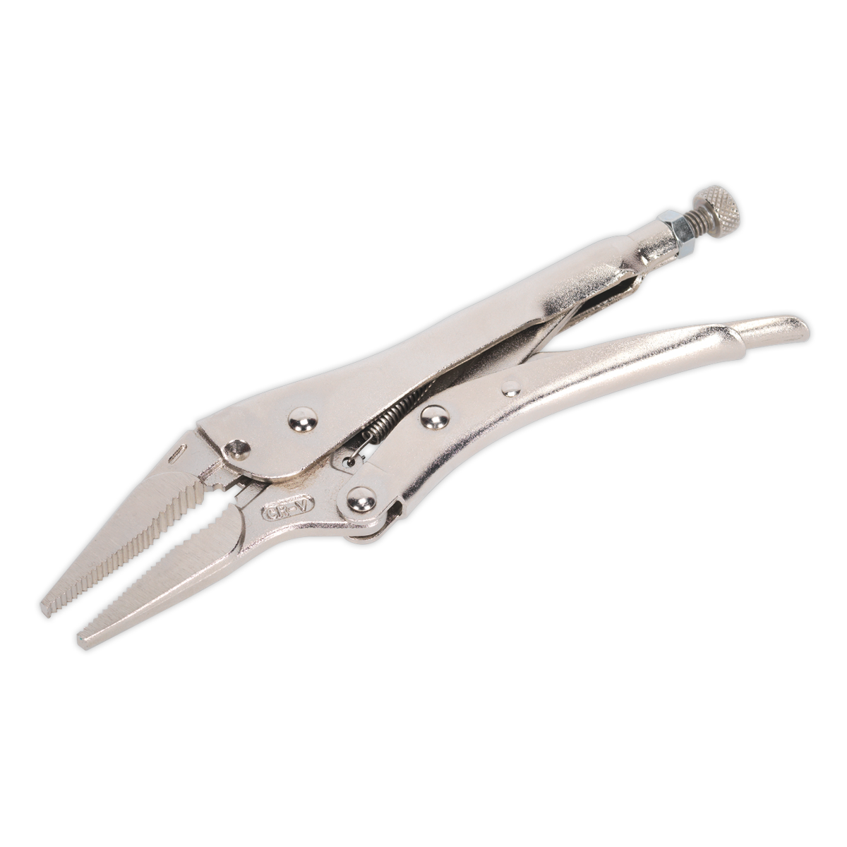 Long Nose Locking Pliers 210mm 0-60mm Capacity AK6825