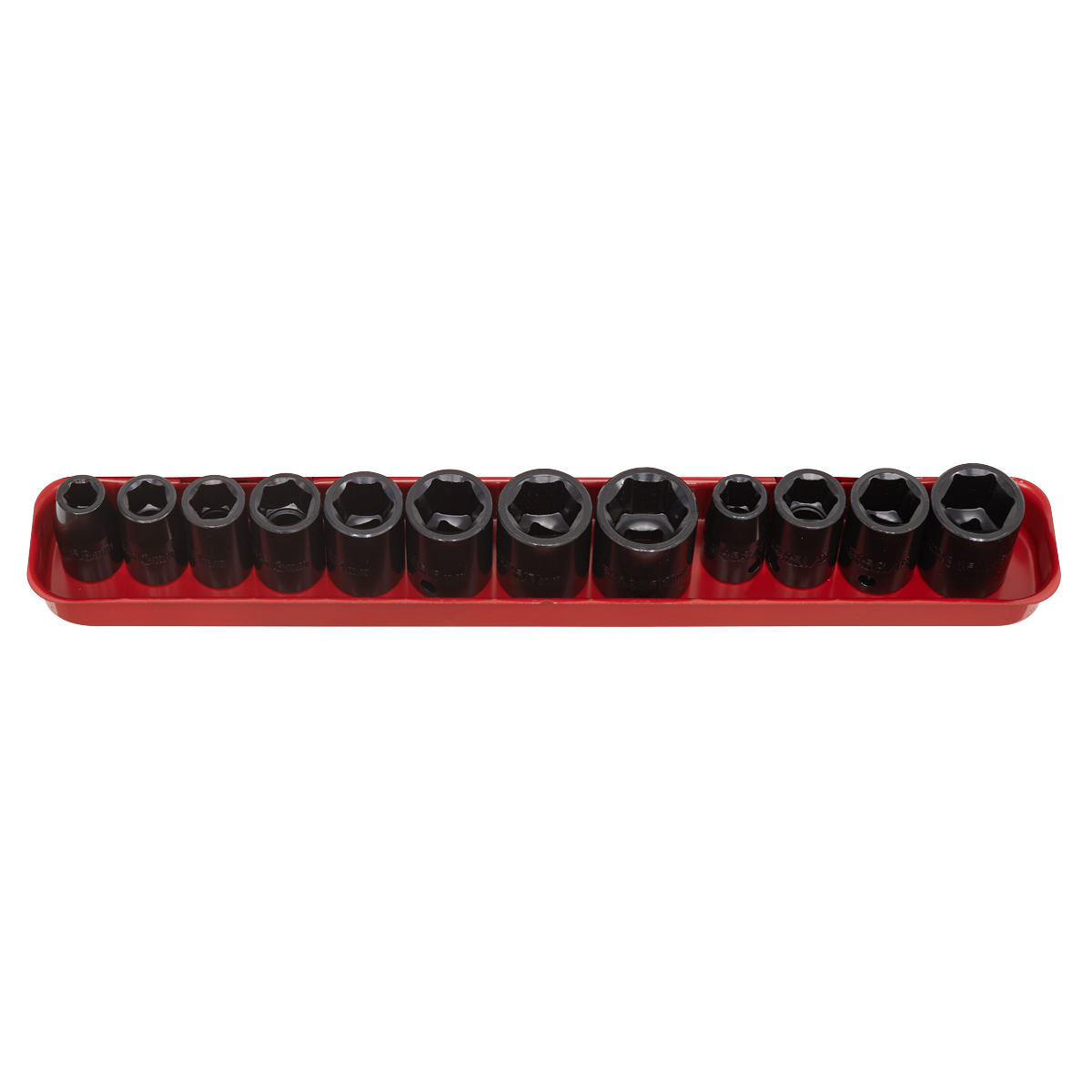 Metric/Imperial Impact Socket Set 3/8"Sq Drive 12pc AK682